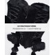 Blood Supply Mourning Day Corset Top with Detachable Ruffled Drapes(Full Payment Without Shipping)